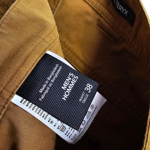 Arc'teryx Mens Sullivan Pants, Durable, Outdoor, Gorpcore, Cotton Nylon, Size 38 - Picture 4 of 12
